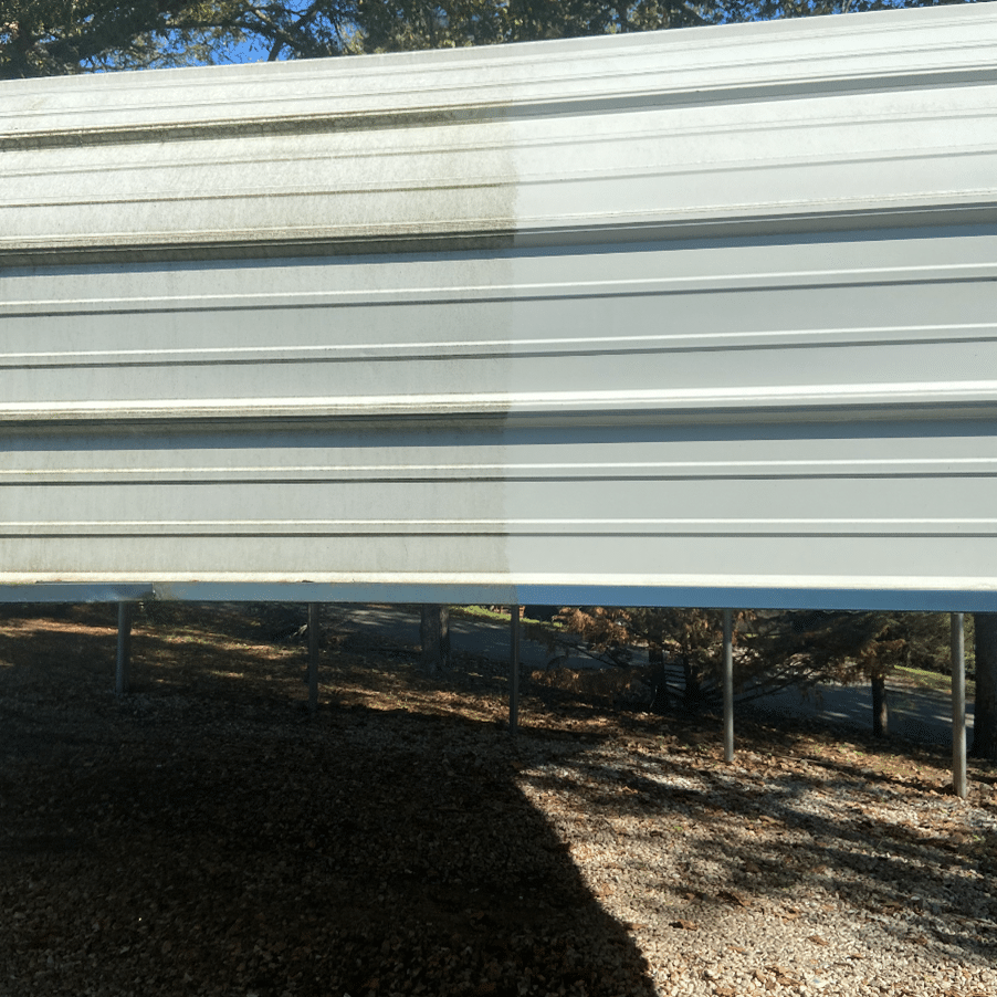 hc powerwash metal roof cleaning